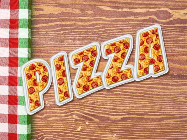 Pizza Text Effect - MockoFUN