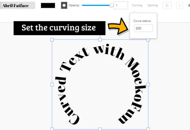 🌈[FREE] Curved Text Generator: Make Curved Text Online
