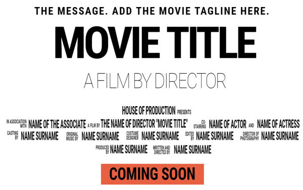 Free, printable, customizable movie poster templates
