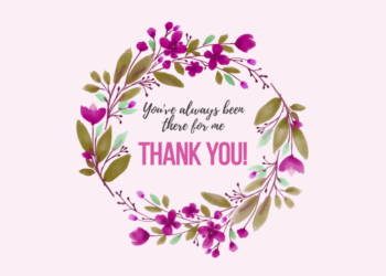 Thank You Card Printable Template