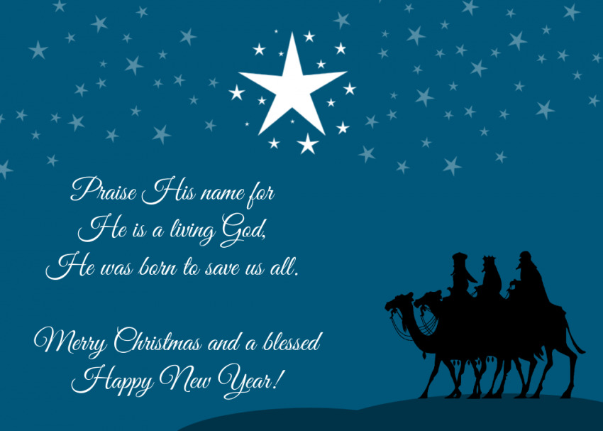 Free Religious Christmas Card Templates