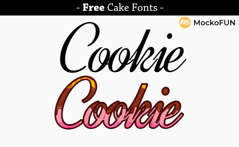 (FREE) Cake Fonts MockoFUN