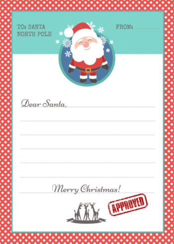 Santa Letter Template