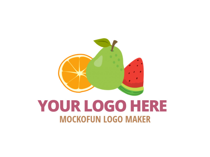 (FREE) Fruit Logo - MockoFUN