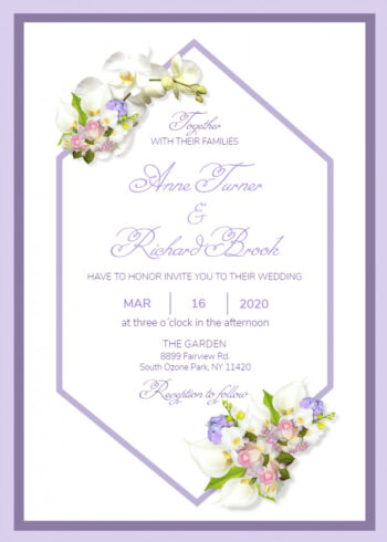 Wedding Invitation Template