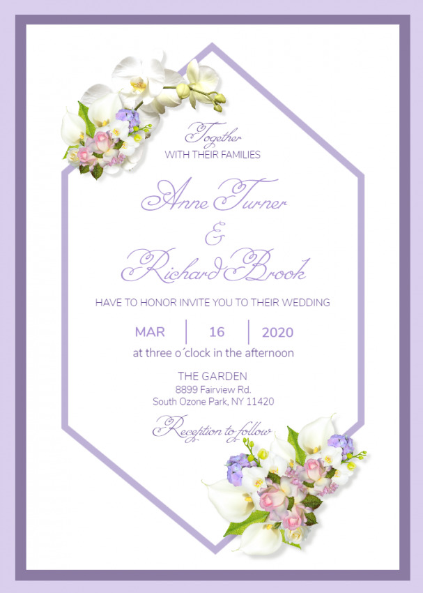  FREE Wedding Invitation Template MockoFUN