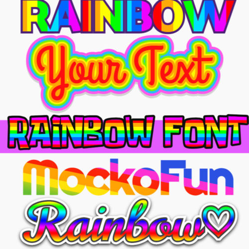 Rainbow Font Generator 🌈