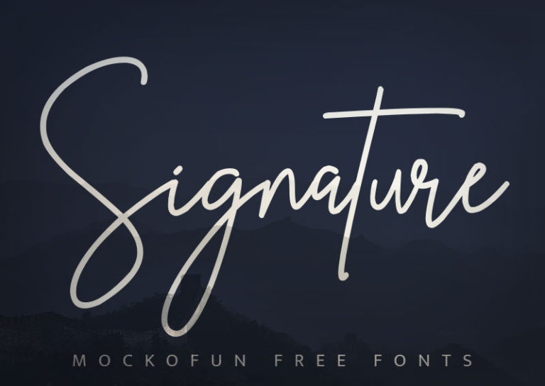 premium fonts for signatures