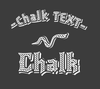 Chalk Font Style