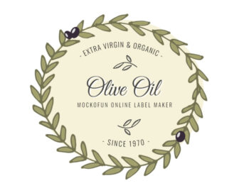 Olive Oil Label Design