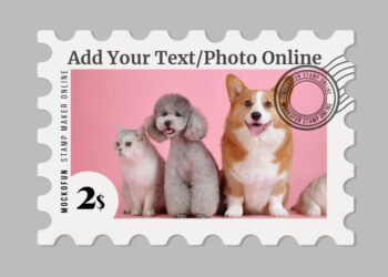 Postage Stamp Template