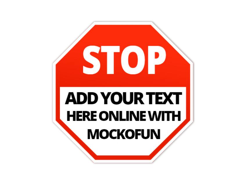 free stop sign mockofun