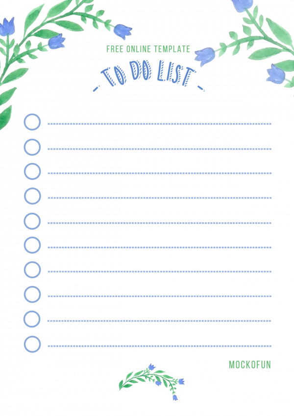 cute to do list template excel