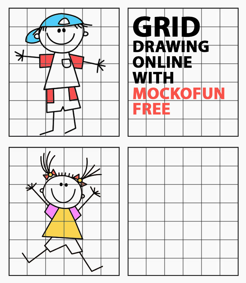 Grid Drawing Worksheets  wwwfreeforkidscom
