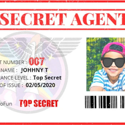 🕵️ (FREE) Secret Agent ID Card - MockoFUN 😎