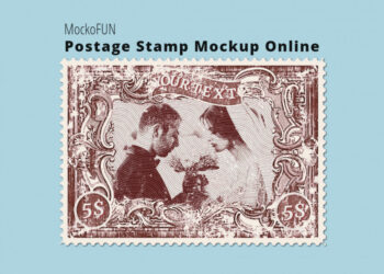 Postage Stamp Mockup