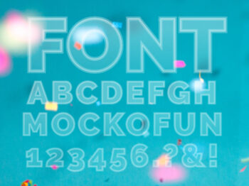 Transparent Font