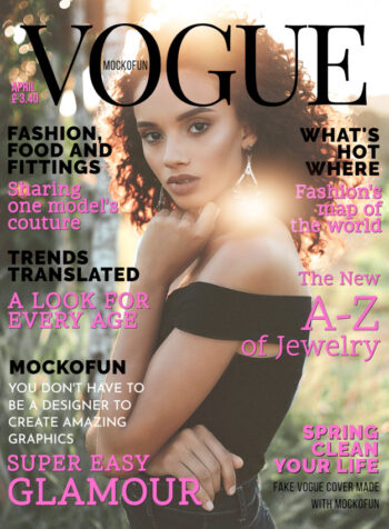 Vogue Magazine Cover Template