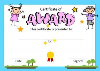 Certificate for Kids