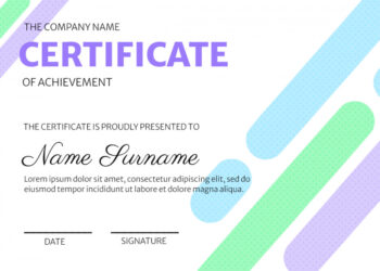 Modern Certificate Design