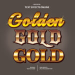 Gold Font