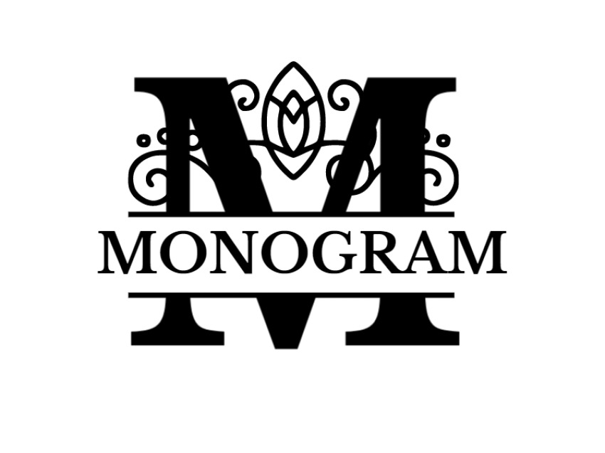 Download Split Monogram Mockofun