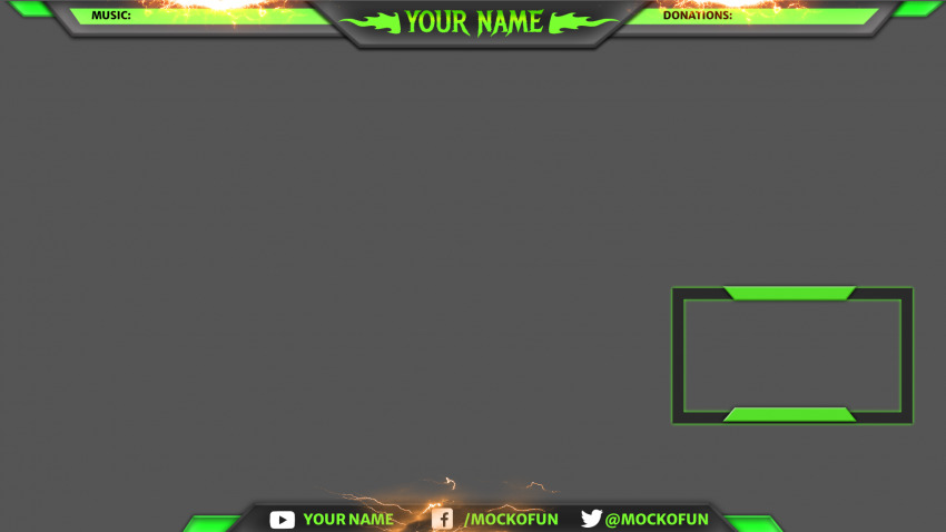 obs studio overlay template free