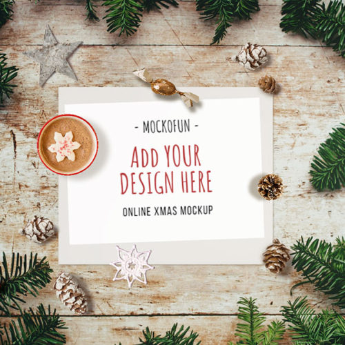 🎄 🎅 ☳ Christmas Mockup - MockoFUN