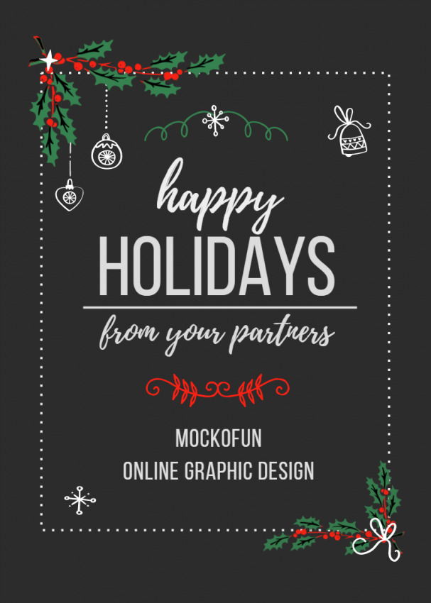 ‍🎄 ☱ Corporate Christmas Card MockoFUN