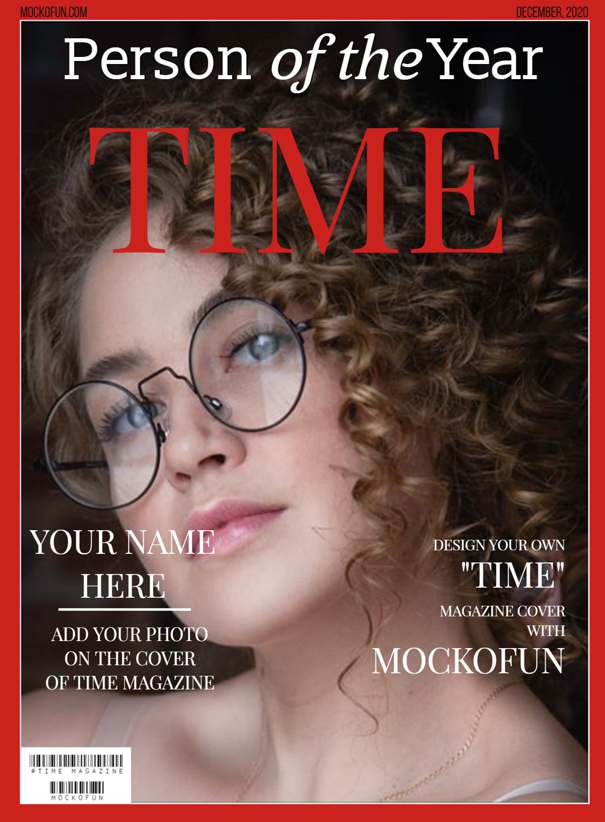 [FREE] Time Magazine Cover Template MockoFUN
