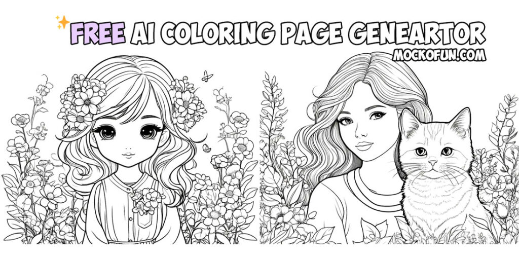 AI Coloring Page Generator