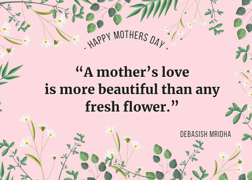 🌼 [FREE] Happy Mothers Day Quote - MockoFUN