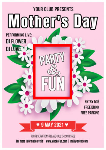 Mothers Day Flyer