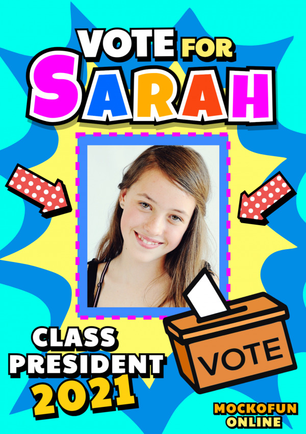 school election poster design