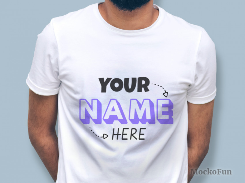 ð Name On T-shirt - MockoFUN