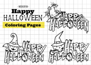 Happy Halloween Coloring Pages