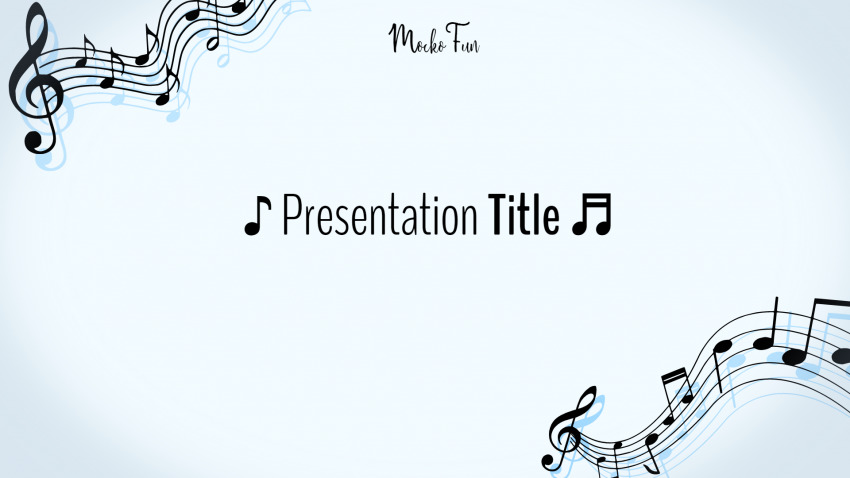 ♬ Music Presentation Background - MockoFUN