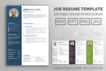 Job Resume Template