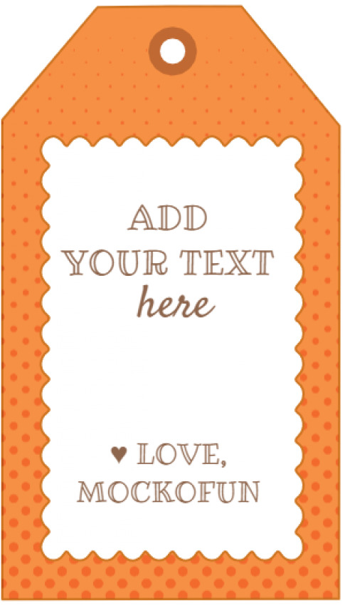  Editable Gift Tag MockoFUN