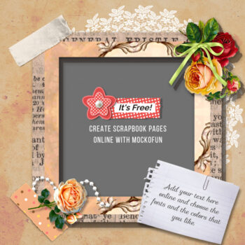 Flower Scrapbook Layouts