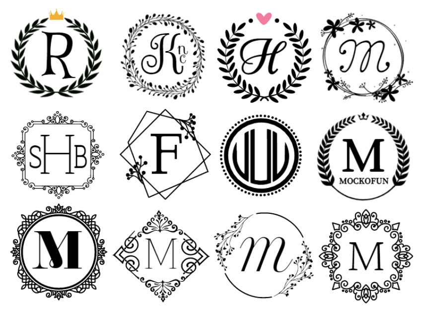 initial monogram design