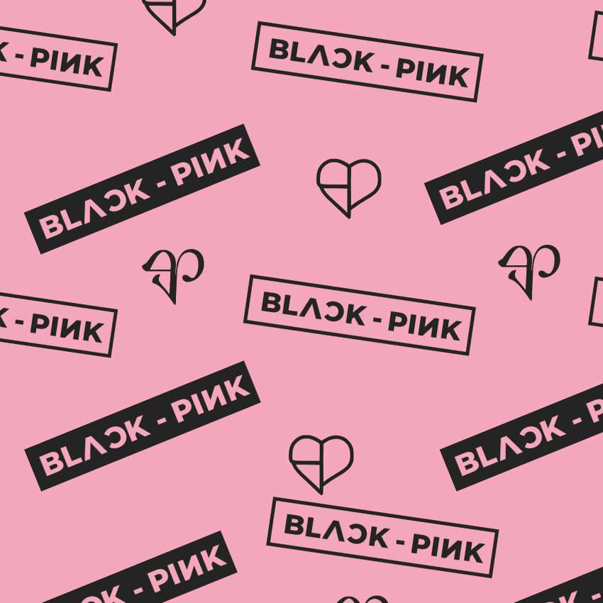 hd black pink background