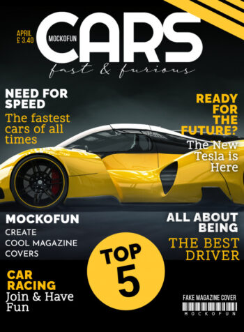 Car Magazine Cover Design