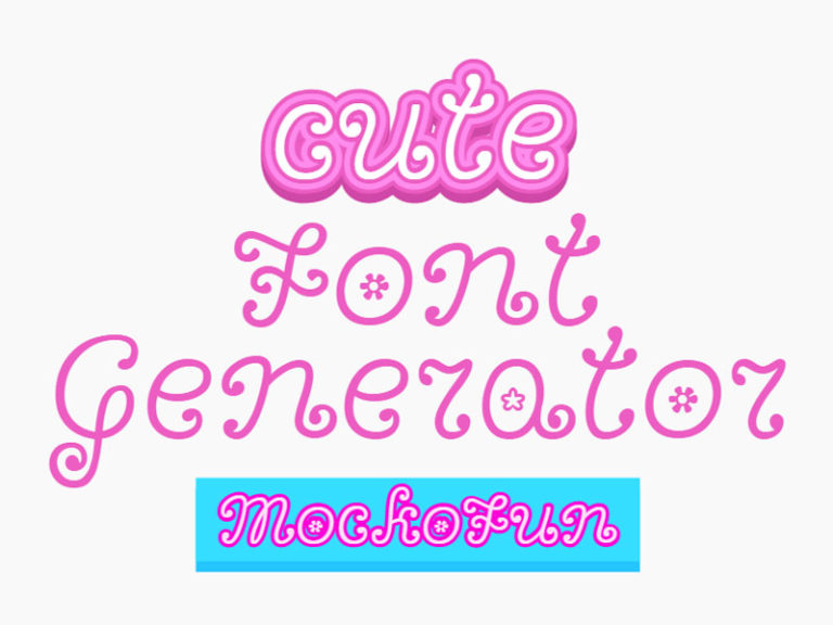 cute-font-generator-mockofun