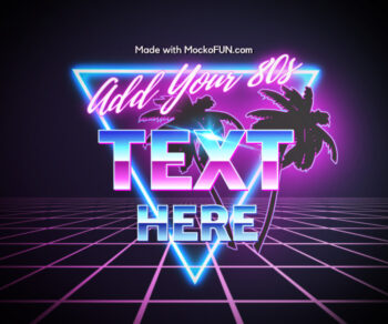 80s Font Generator