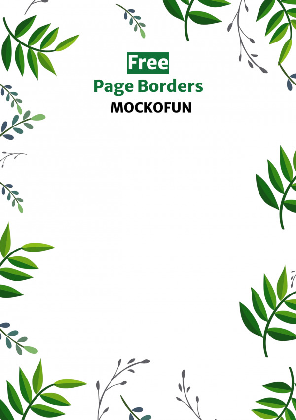 free printable page borders for word