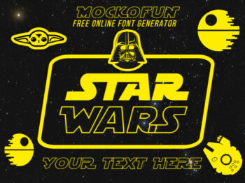 Star Wars Font Generator