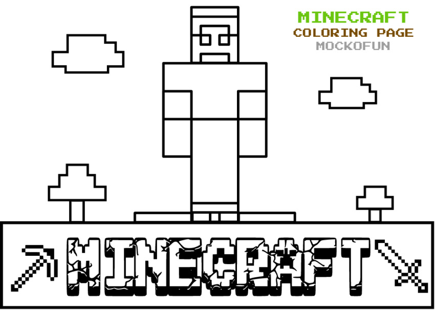 Minecraft Coloring Pages Printable for Free Download