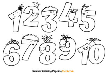 Number Coloring Pages