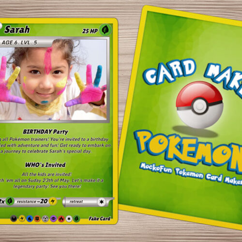 Pokemon Card Maker - MockoFUN